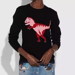 Limited edition NWOT Coach 1941 Rexy Crewneck T-rex sweater